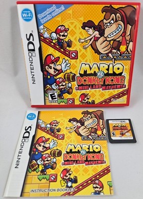 MARIO VS DONKEY KONG Mini-Land Mayhem Nintendo DS Game CIB TESTED USA Authentic