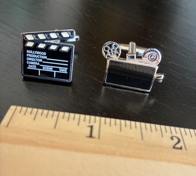 Cufflinks for a Film Buff or Anyone Who Loves Movies! Fun Conversation Piece