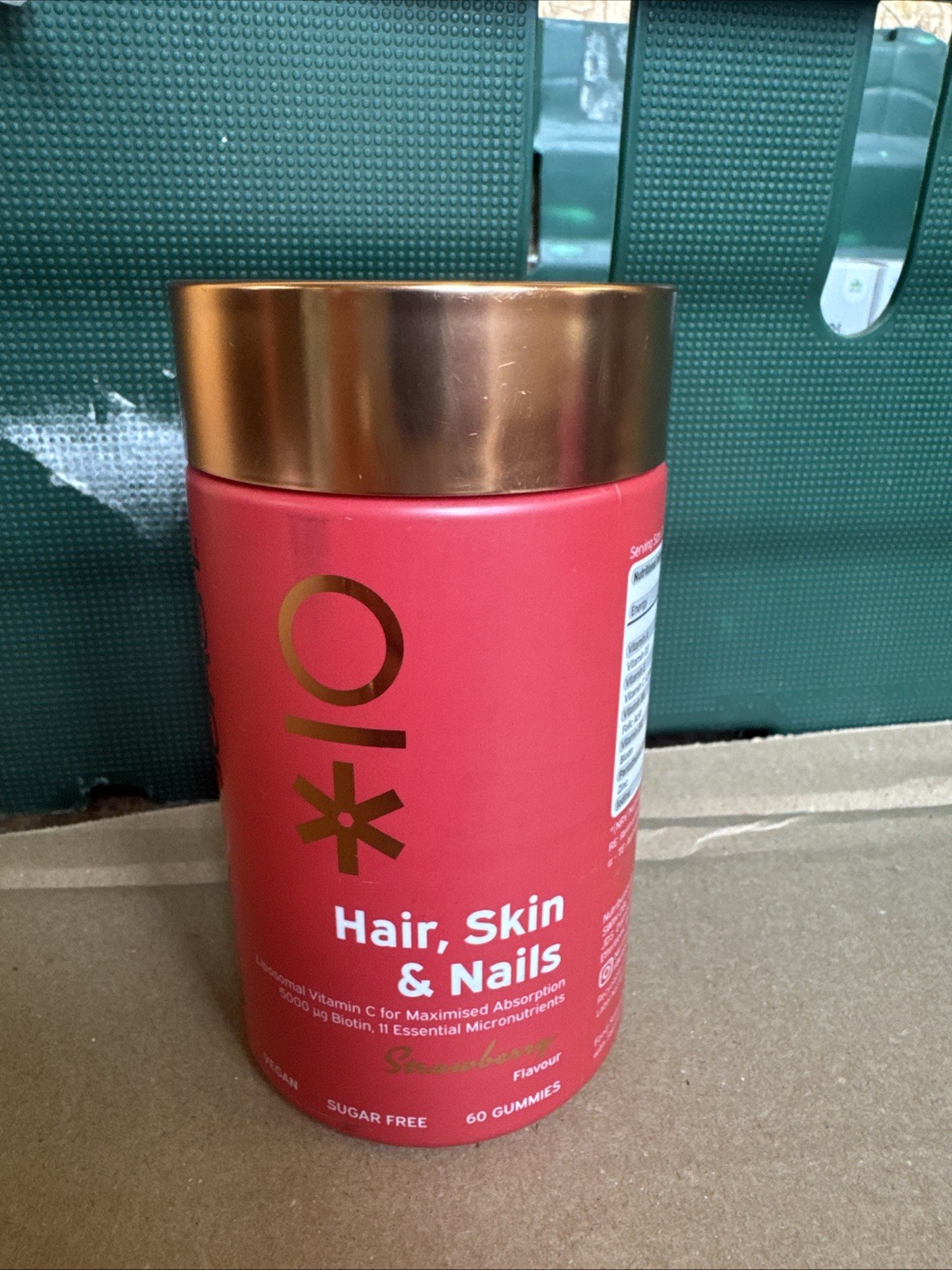 Nutriburst Hair Skin & Nails Gummies 60 | Biotin Vitamin C Zinc Vegan Sugar Free