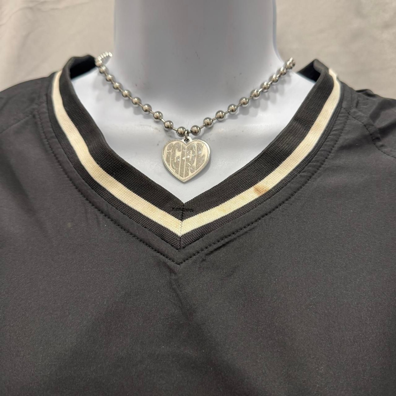 Nike Baseball Pullover Windbreaker Jacket XL Blac… - image 3