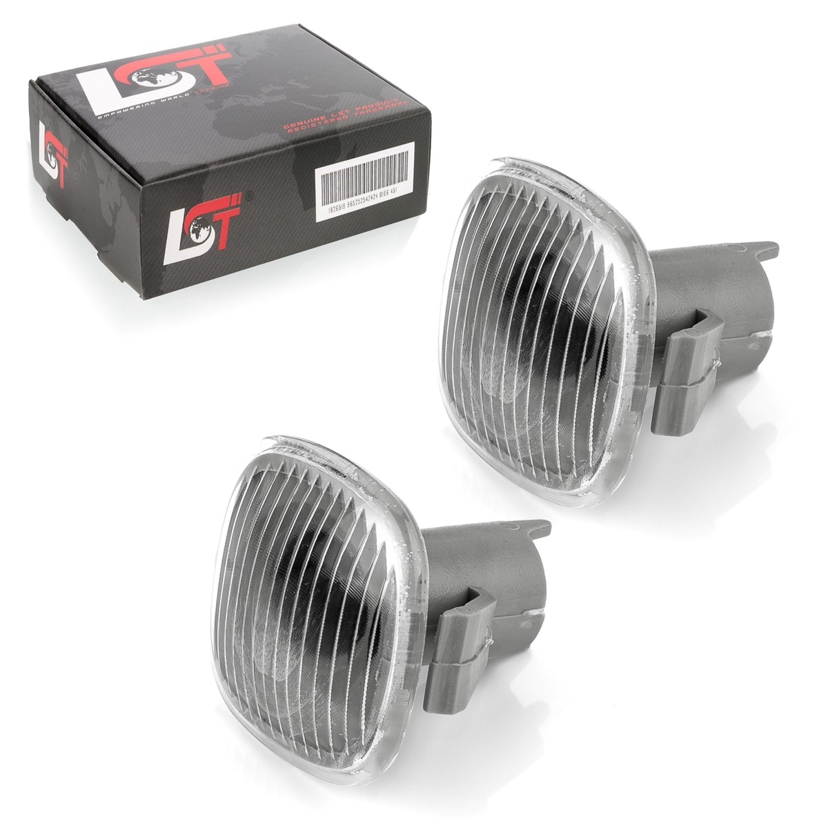 2x Side Indicator Blinker Light Gray Left Right for SKODA Fabia I II 6Y 542 545