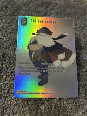 Cid Pollendina - Full Art Foil - Final Fantasy TCG - FFTCG - Legacy Coll.