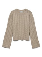 Vero Moda Pullover Awlorella Ls O-Neck Strick GrößE M, Schwarz, Damen
