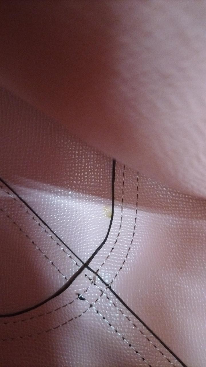 COACH Tote Bag E1811 F32084 Pink Brown Leather Shoulder Bag Used thumbnail 9