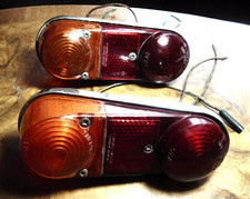 PAIR OF LUCAS L647 Rear Light cluster Mini MK1 AND MGA MK2 R/H O/S AND L /H  N/S