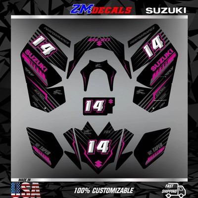 Suzuki LTR 450 ATV stickers decals graphics kit 2006 2007 2008 2009 2012 tot 2014 - België