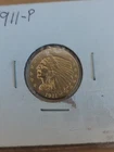 1911 $2.50 Indian Head Gold Quarter Eagle - Nice Coin