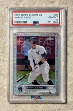 2022 Topps Chrome Logofractor Edition - Aaron Judge #35 PSA 10 Gem Mint Yankees