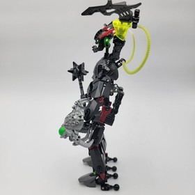 RARE 6203 Hero Factory BLACK PHANTOM 100% COMPLETE +Manual Villans LEGO Bionicle