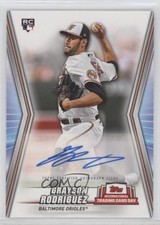 2023 International Trading Card Day 178/250 Grayson Rodriguez Rookie Auto RC 1h1. rookie card picture