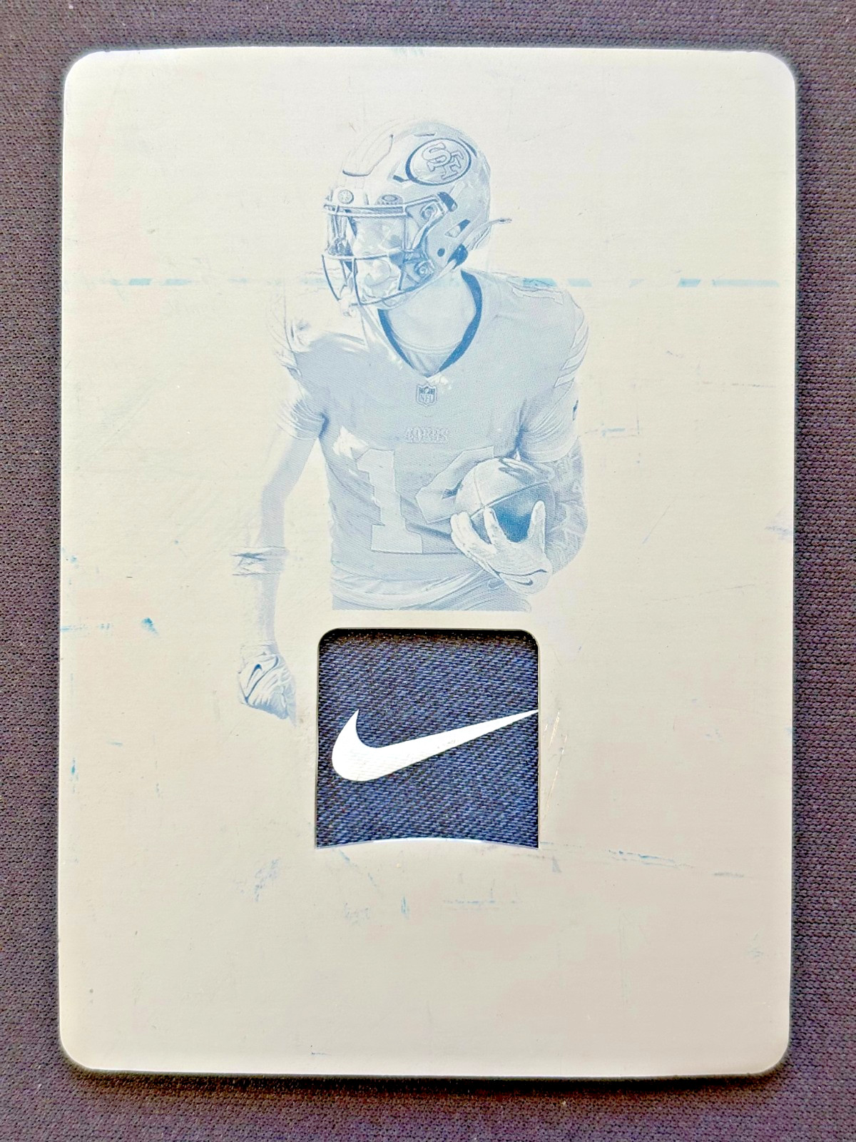 Ricky Pearsall Panini National Treasures Century Materials #RPL Cyan Printing Plate 1/1
