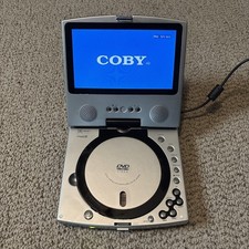 Working Coby TF-DVD6200 Portable DVD Player w/ Screen MP3 CD Dolby - Used