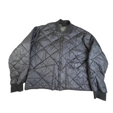 Dickies Jacket Mens 2XL Black Quilted Bomber Full Zip Lined Insulated Workwear