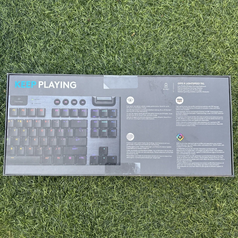 Logitech G915 X Lightspeed TKL Wireless Keyboard - Black - UK - Image 2 of 3