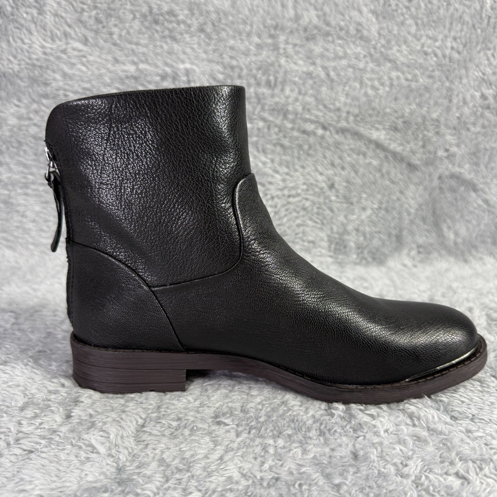 SAOLA Stivaletti donna Franco Sarto Marcella misura 6 stivaletti neri in pelle suola piatta