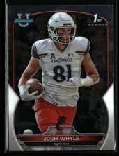 Josh Whyle 2022 Bowman University Chrome #89 Cincinnati Bearcats 1st Bowman