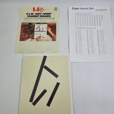 LoRan 8x10 Magnetic Board Needlework Cross Stitch With Magnets Chart