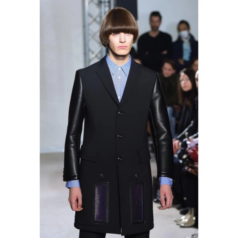 16AW JUNYA WATANABE MAN COMME des GARÇONS Wool solar panel chester coat - Image 2 of 4