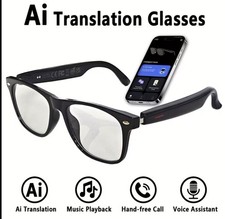 Ai Translation Smart Glasses Bluetooth Magnetic Charging Touch Control Music