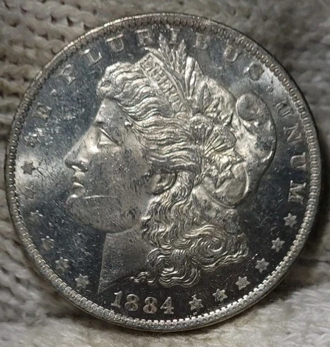 1884-o Morgan Silver Dollar Brilliant Uncirculated DMPL ULTRA CAMEO