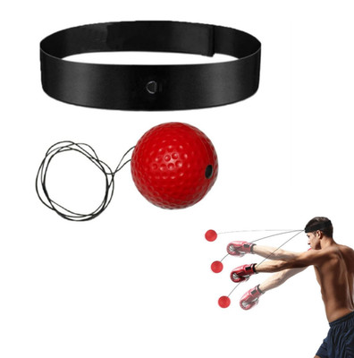 Boxing Reflex Ball with Headband, Softer Than Tennis Ball, Perfect for Reaction