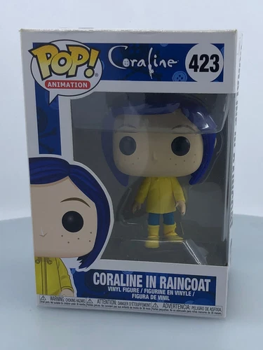 Funko POP! Movies Coraline in Raincoat #423 Vinyl Figure DAMAGED BOX SEE PICS