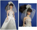 Vintage Barbie Clothes ~❤️~ White Wedding Gown and Veil #387