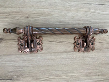 Ancienne poignée de porte d'entrée fixe en bronze cuivre,maison de maitre