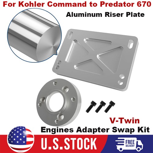 Kit Adaptateur Pour échanger Moteur Kohler Command Vers Predator 670 V-Twin Avec Plaque élévatrice