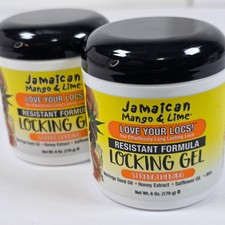 2 pk Jamaican Mango Lime Resistant Formula Locking Gel 6oz Strengthening