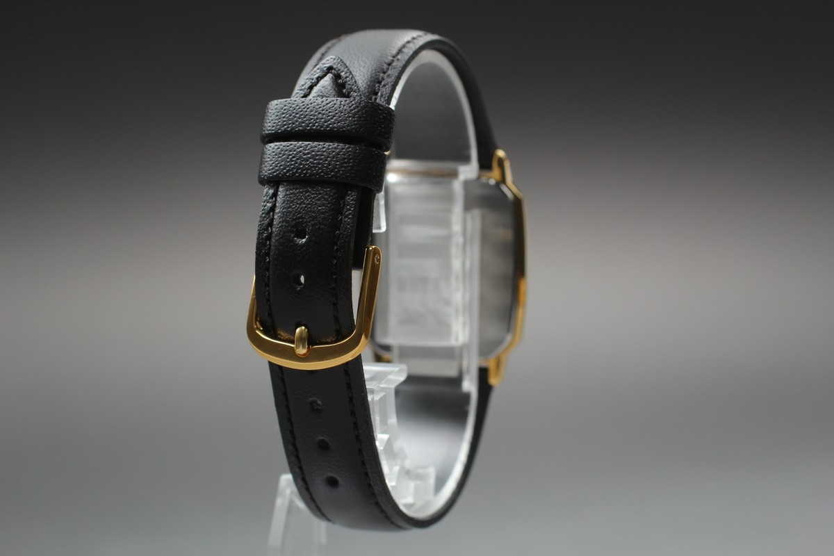 Vintage 1991 Seiko Dolce 8N41-5160 Gold Tank HAQ Quartz Mens Watch 