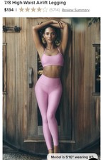 Alo Yoga Leggings 7/8 Airlift Size Available M,  NWT