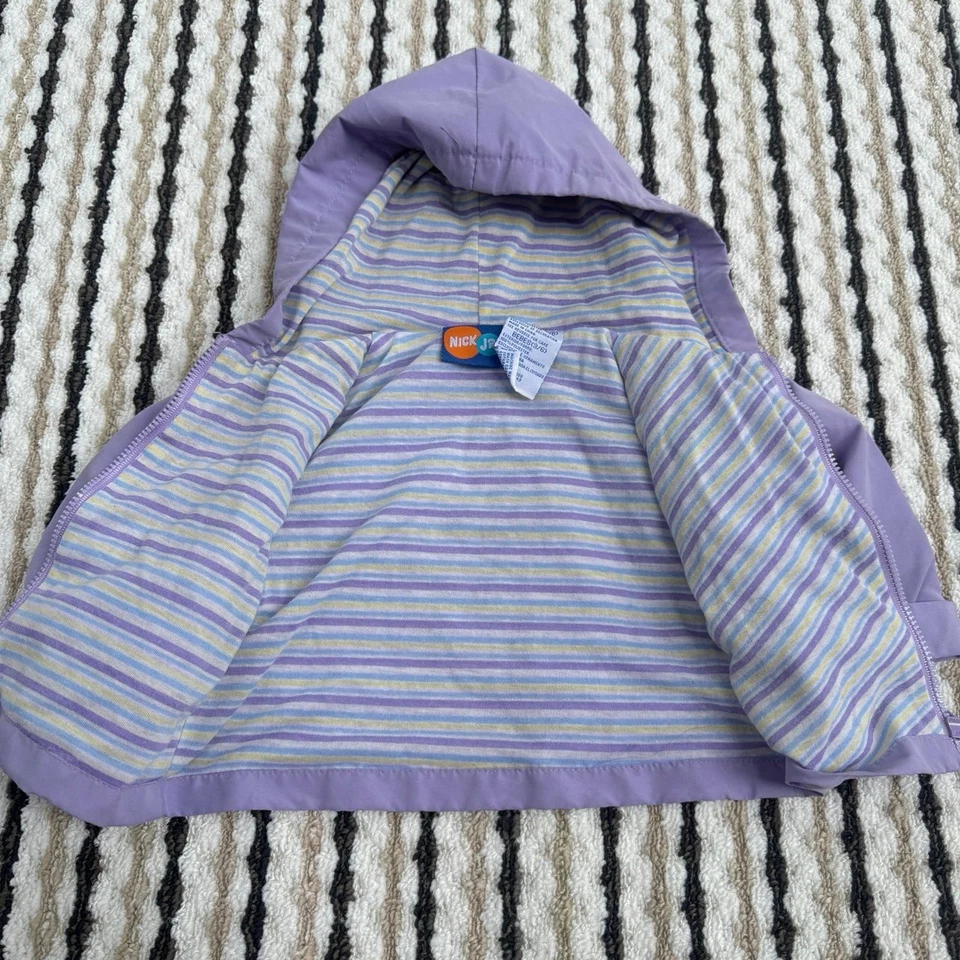 Chaqueta Nick Jr. Blue’s Room Blues Clues púrpura con cremallera 3-6 meses Kidcore Y2K Foto 2 de 4