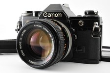 [ EXC+ 5] Canon AE-1 Reflex 35mm Caméra à Film Noir Fd 50mm F/1.4 Ssc Lentille D