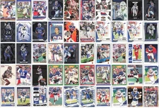 (50) Buffalo Bills Team Lot NFL Football Cards Collection