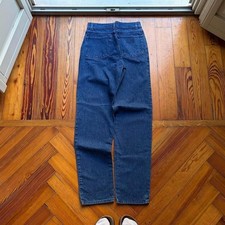 Vintage Stone Island Jeans Navy Blue 80s Italy Osti 27W 32L