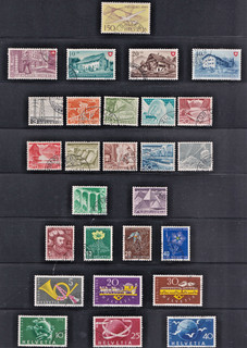 Schweiz Jahrgang 1949 Mi. Nr. 518 544 komplett gestempelt
