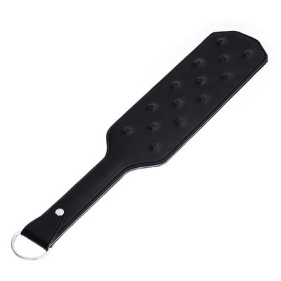 PU Ler Spanking Paddel Spike Peitsche Flogger Sklave Paddle Schwarz for Couples