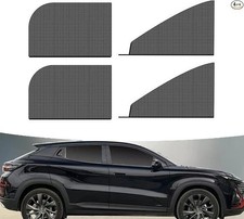 4 PCS Car Side Window Shades, Sunshade Screen Window Mesh, Elastic Light-Blockin