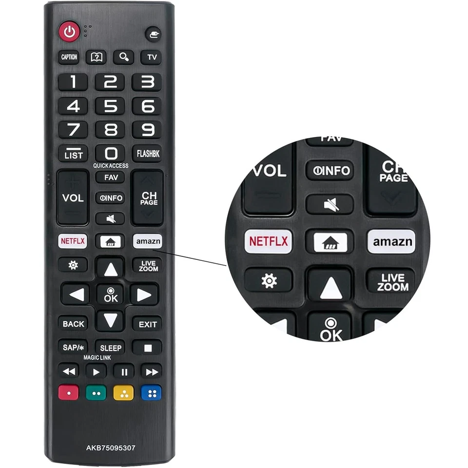 LG TV Remote Control – For All LG TVs Universal New Exact Replacement - Image 2 of 4