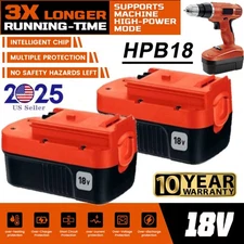 2-Pack 18V for Black and Decker HPB18 18 Volt 4.5Ah Battery HPB18-OPE 244760-00