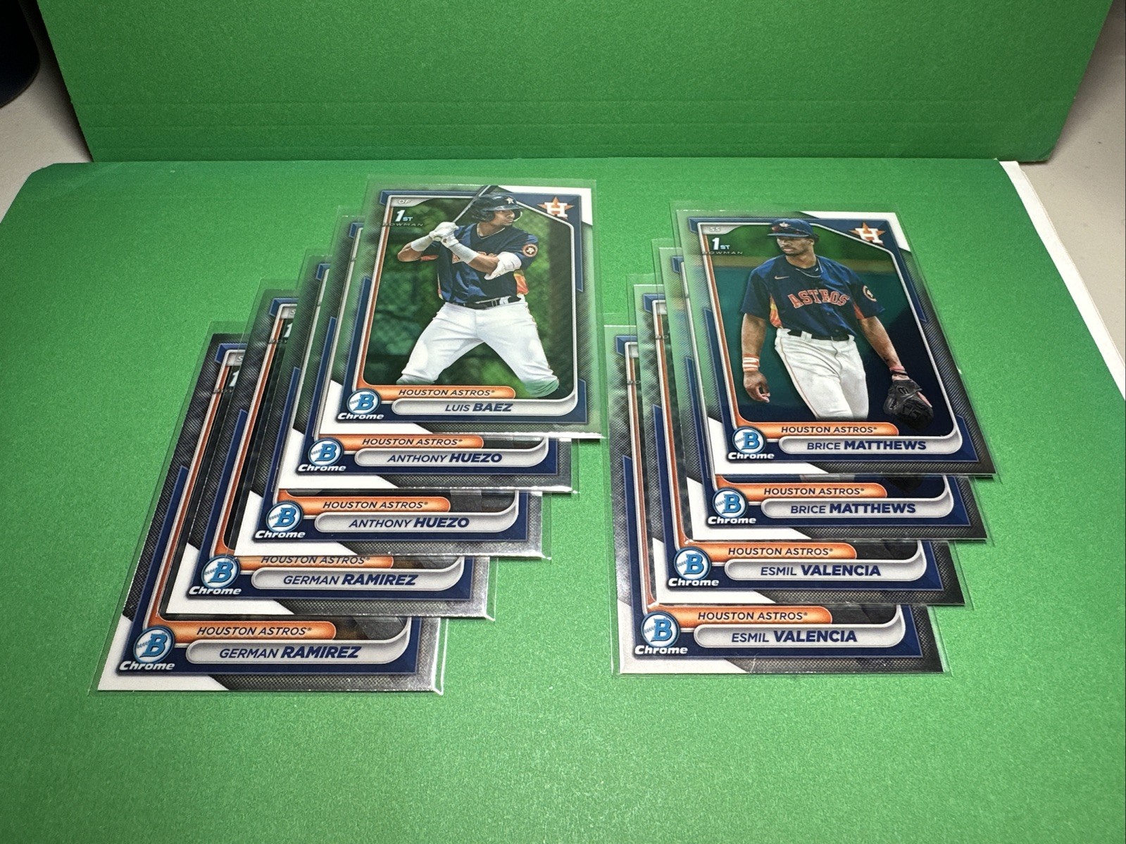 2024 Bowman Chrome Prospects 1st Brice Matthews Valencia Ramirez Huezo Baez
