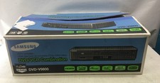 Samsung DVD-V9800 DVD VCR Combo Player Tested Working w/Remote Control  Box