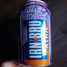 New Collectable Limited Edition Irn Bru Xtra Wild Berry Slush No Sugar 330ml Can