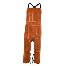 Leather Welding Apron Split Leg for Men - Spark Flame Heat 24 x 42-inch