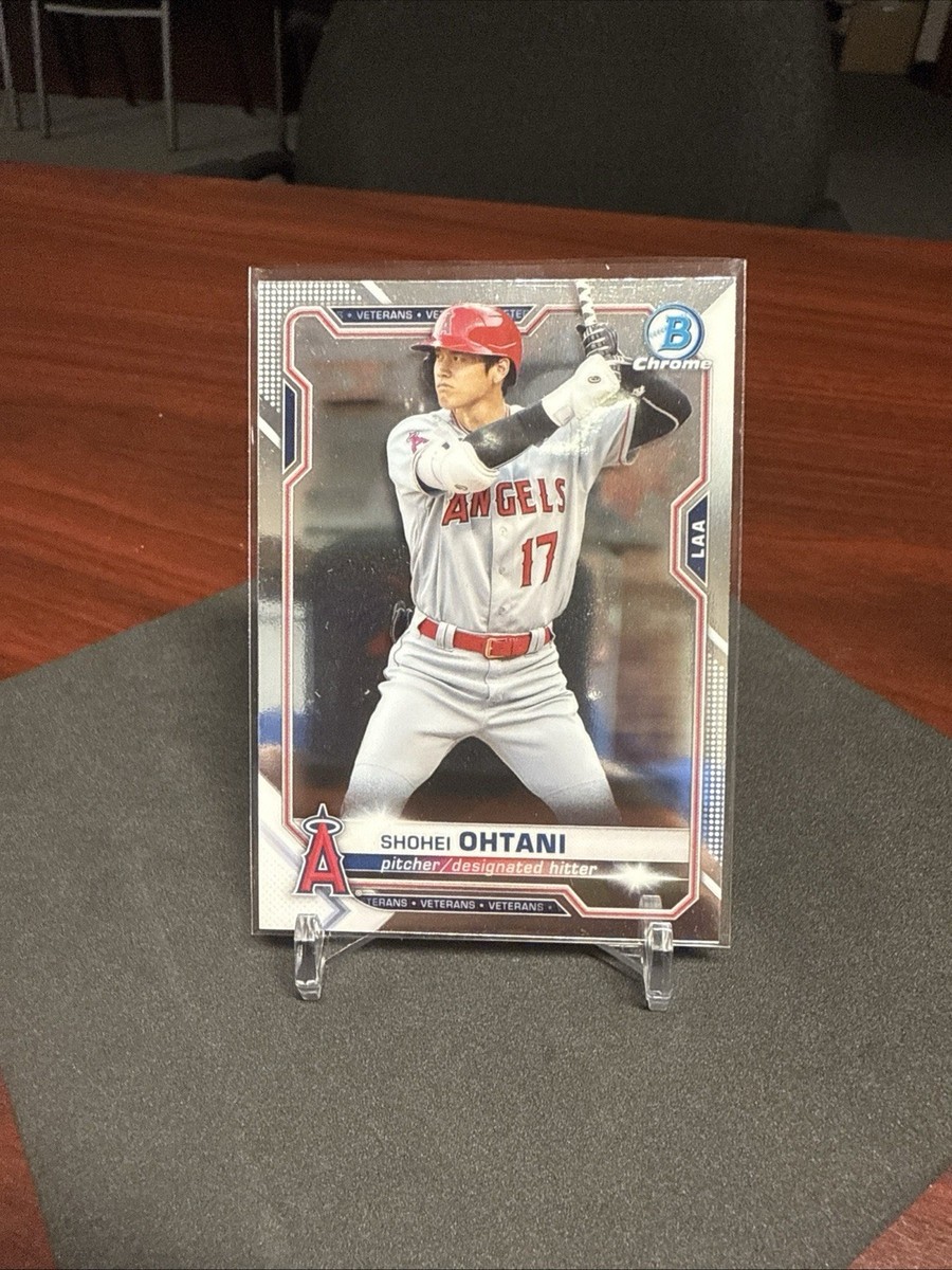 Shohei Ohtani 2021 Bowman Chrome - #27 Dodgers Angles MVP A03 | eBay
