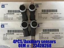 4x  23428268 Black Parking Sensor For Chevy Silverado Cadillac Buick