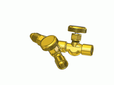 Superior Products YV-420 Valved "Y" Connector, Argon / Inert Gas - Picture 1 of 1