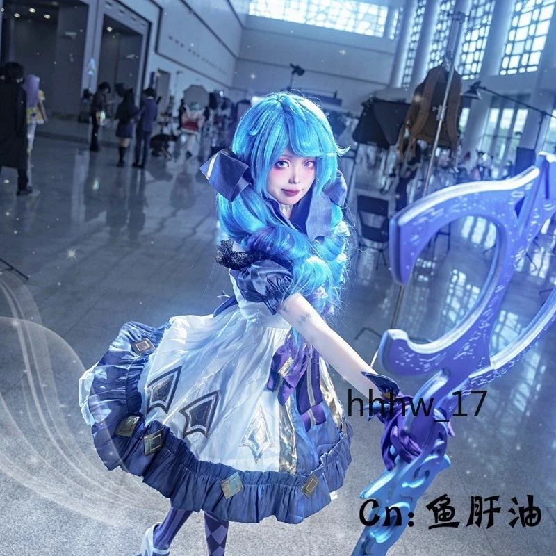 LOL League of Legends Spirit Doll Gwen Cosplays Wig Hair Game Clothing Girl - Image 4 of 4