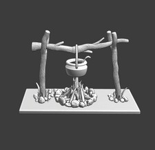Northern Crusade Miniature Medieval Campfire ...
